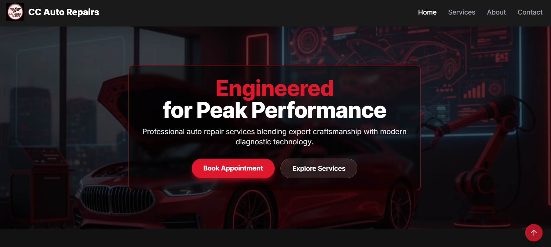 CC Auto Repairs Website